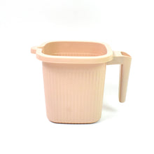 Plastic Square Bath Water Mug (1 Pc / 1000 ML / Mix Color) - luckystorebuy.in