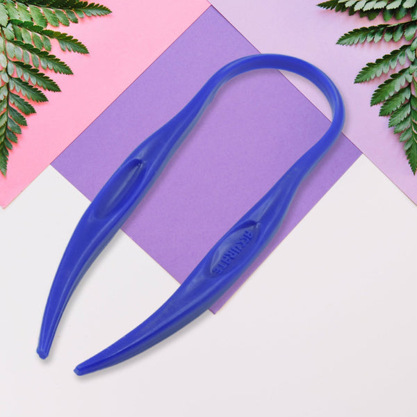 Plastic Tongue Cleaner For Kids & Adults | Tongue Scraper For Bad Breath, Maintain Oral Hygiene for Daily Use | for Fresh Breath & Bacteria Removal | Improved Taste Plastic With Handle Tongue Cleaner (1 Pc ) - luckystorebuy.in