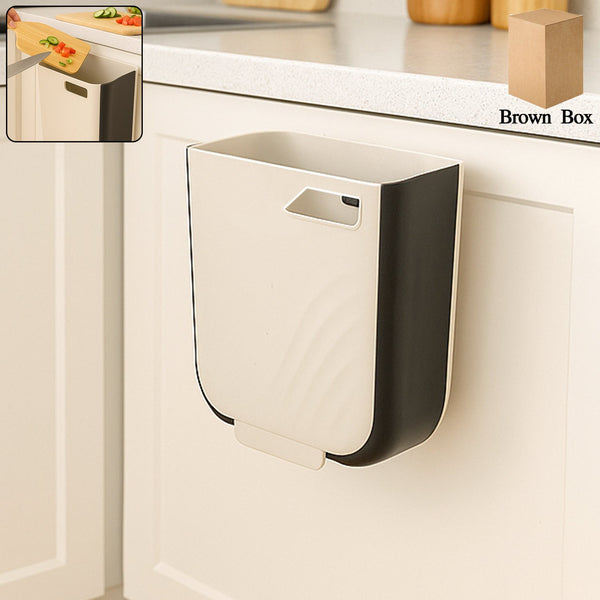 Portable Collapsible Hanging Trash Can for Kitchen & Car - luckystorebuy.in