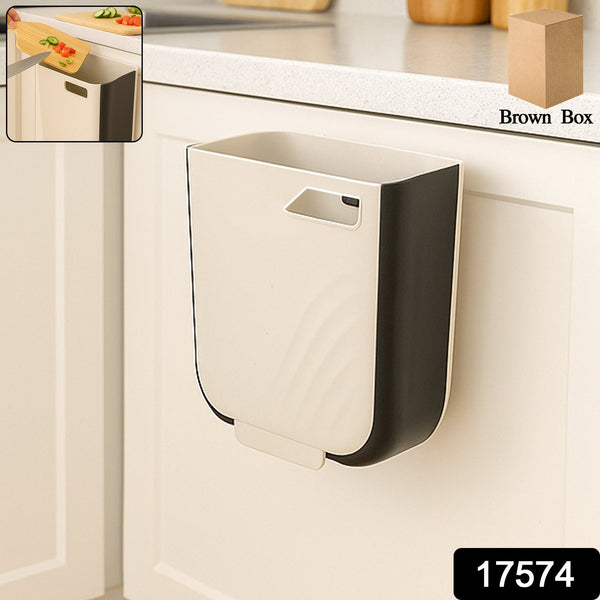 Portable Collapsible Hanging Trash Can for Kitchen & Car - luckystorebuy.in