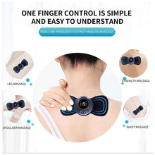 Portable USB Neck Massager Electric Neck Massager Automatic Massage Enhancer Mini Cervical Massager EMS - luckystorebuy.in