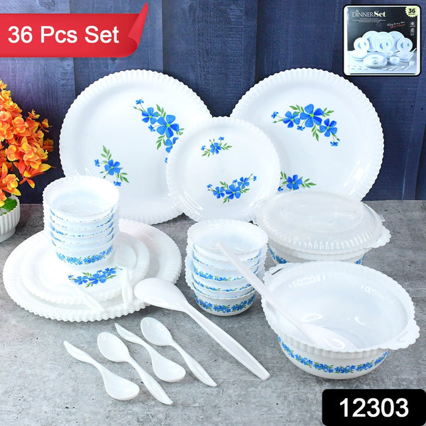 Premium Dinner Set (36 Pc) - luckystorebuy.in