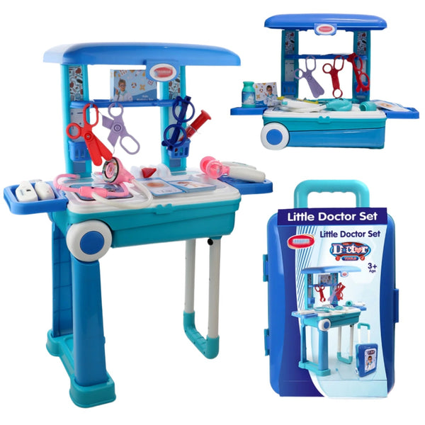 Premium Doctor Set Trolley Little Doctor Kids Toy (1 Set) - luckystorebuy.in