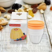 Pudding Molds, Custard Mold, Mold for Jelly Ice creams, Set of 4 Cups with Lid - luckystorebuy.in