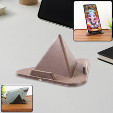 Pyramid Brown Mobile Stand with 3 Different Inclined Angles - luckystorebuy.in