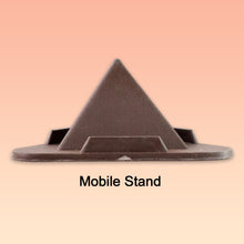 Pyramid Brown Mobile Stand with 3 Different Inclined Angles - luckystorebuy.in