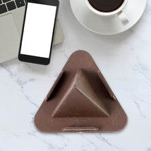 Pyramid Brown Mobile Stand with 3 Different Inclined Angles - luckystorebuy.in