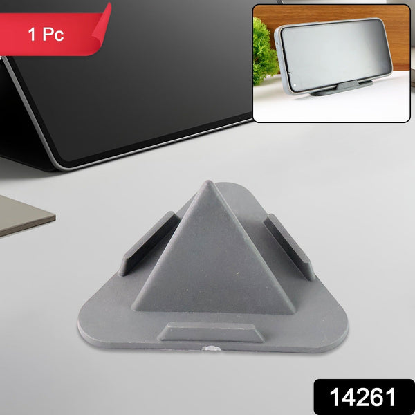 Pyramid Grey Mobile Stand with 3 Different Inclined Angles - luckystorebuy.in