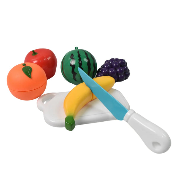 Realistic Sliceable Fruits Cutting Play Toy Set (7 Pcs Set) - luckystorebuy.in
