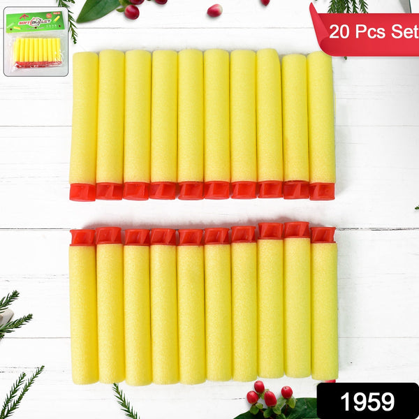 Refill Bullet Darts Soft Round Head Blasters Kids Toy for Gun (20 Pcs Set) - luckystorebuy.in