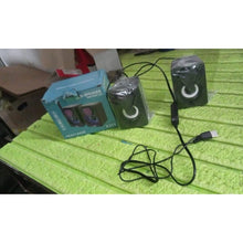 RGB Desktop Speakers, Plug, and Play USB Powered Speaker (2 Pc Set) - luckystorebuy.in