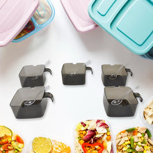 Rotating Spice Jars Vertical Rotatable Seasoning Box 5 Section / Tier With 5 Spoon (1 Set) - luckystorebuy.in