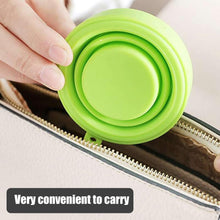 Round Silicone Foldable Glass / Cup, Foldable Travel Mug With Lid (1 Pc) - luckystorebuy.in
