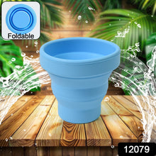 Round Silicone Foldable Glass, Foldable Travel Mug Without Lid (1 Pc) - luckystorebuy.in