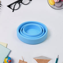 Round Silicone Foldable Glass, Foldable Travel Mug Without Lid (1 Pc) - luckystorebuy.in