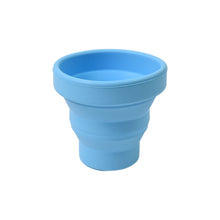 Round Silicone Foldable Glass, Foldable Travel Mug Without Lid (1 Pc) - luckystorebuy.in