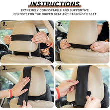 Say Goodbye to Neck Pain: Memory Foam Car Neck Pillow for Drivers (1 Pc, Mix Color) - luckystorebuy.in