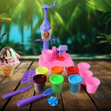 Scoop and Play Set, Color Dough for Kids Play Toys, Ice Cream Maker Machine (36 Pcs Set) - luckystorebuy.in