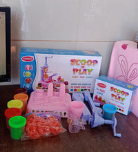 Scoop and Play Set, Color Dough for Kids Play Toys, Ice Cream Maker Machine (36 Pcs Set) - luckystorebuy.in