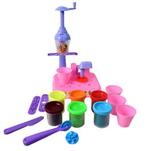 Scoop and Play Set, Color Dough for Kids Play Toys, Ice Cream Maker Machine (36 Pcs Set) - luckystorebuy.in