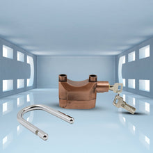 Security Alarm Metallic Lock System with 3 Keys (1 Set / Mix Color) - luckystorebuy.in