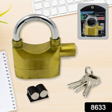 Security Alarm Metallic Lock System with 3 Keys (1 Set / Mix Color) - luckystorebuy.in
