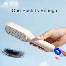 Self - Cleaning Hairbrush, Massage Comb (1 Pc / With Box), Hair accessories - luckystorebuy.in