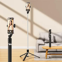Selfie Stick with Tripod Stand (1 Pc / 160 Cm Long Approx) - luckystorebuy.in