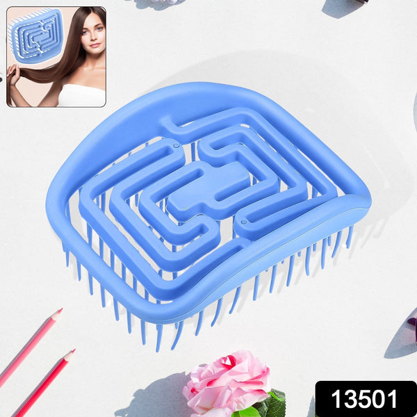 Shampoo Brush, Manual Scalp Massager Skeleton Combs (1 Pc) - luckystorebuy.in