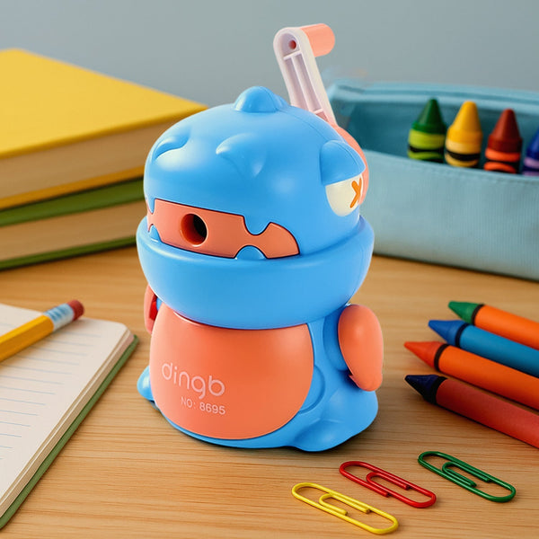 Sharpener for Pencil with Removable Tray Hardiness Steel Cutter, Kids Teddy Shaped Pencil Sharpener Machine, Birthday Return Gift Stationary Gifts - luckystorebuy.in