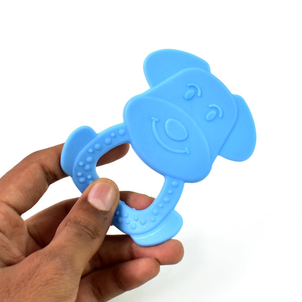Silicone Baby Teether Pack of 1 (Mix Design & Color) - luckystorebuy.in