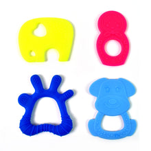 Silicone Baby Teether Pack of 1 (Mix Design & Color) - luckystorebuy.in