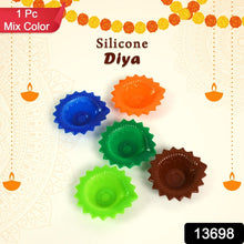 Silicone Diya for Diwali Attractive Design Colourful Diya Combo (Mix Design /1 Pc) - luckystorebuy.in