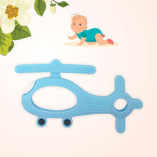 Silicone Helicopter Shape Teether for Baby (1 Pc / Mix Color) - luckystorebuy.in