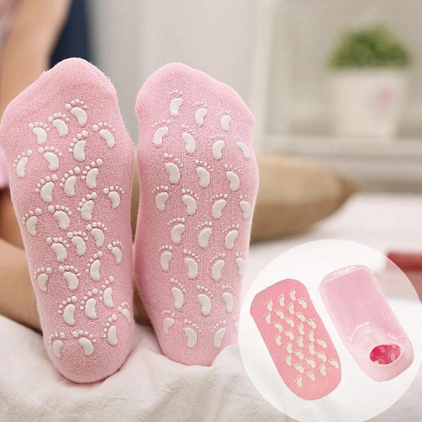 Silicone Moisturizing Feet Socks Gel (1 pair) - luckystorebuy.in