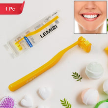 Six - Sided Soft Toothbrush, Anti - Bacterial 6 Sided Care (1 Pc/ Mix Color) - luckystorebuy.in