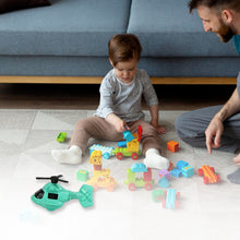 Small DIY Helicopter Toy, Small Kid's Toy, Rotating Tail Wing DIY Helicopter (30 Pc Set) - luckystorebuy.in