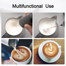 Small Electric Handheld Milk Frother with Stainless Steel Whisk (1 Pc) - luckystorebuy.in