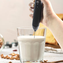Small Electric Handheld Milk Frother with Stainless Steel Whisk (1 Pc) - luckystorebuy.in