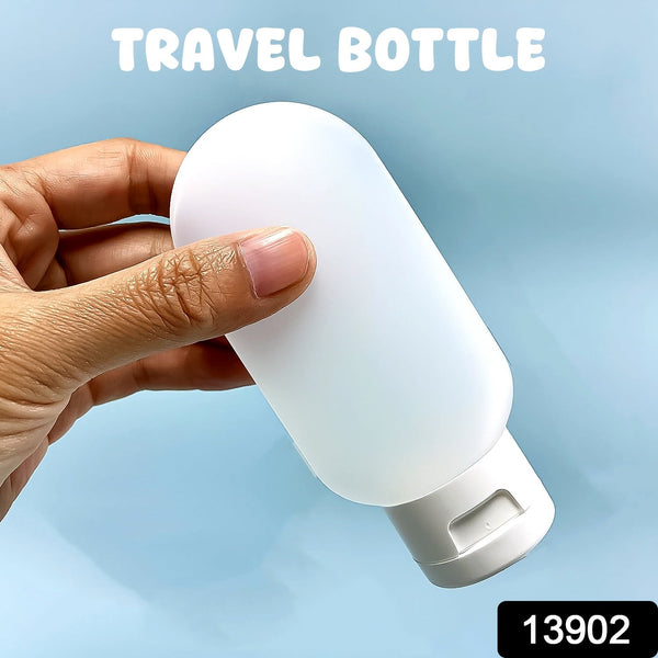Small Plastic Travel Bottle Set, Travel Shampoo and Conditioner Bottles (1 Pc / 60 ML Approx / Mix Color) - luckystorebuy.in