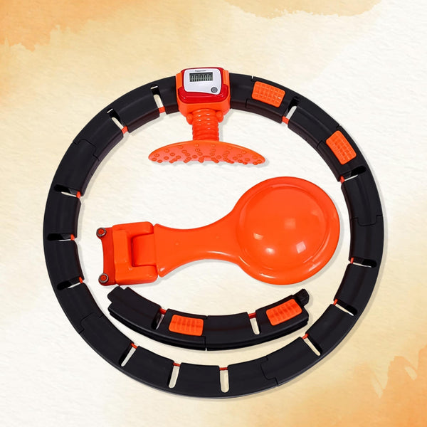 Smart Fitness Hula Hoops with Spinning Ball and Intelligent Counter (1 Pc / With Brown Box) - luckystorebuy.in