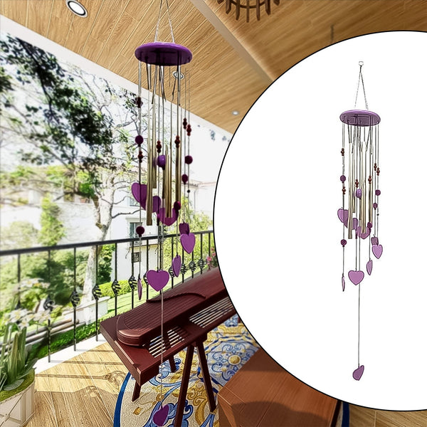 Smiley and Hearts Love Wind Chime (1 Pc) - luckystorebuy.in