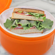 Smily Plastic lunch box, Small Box With 2in1 Spoon pack of 1 - luckystorebuy.in