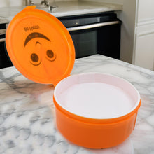 Smily Plastic lunch box, Small Box With 2in1 Spoon pack of 1 - luckystorebuy.in