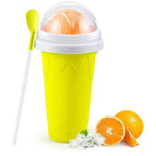 Smoothies Maker Cup, Magic Quick Frozen Smoothies Cup Cooling Cup Double Layer Squeeze Cup Slushy Maker (1 Pc) - luckystorebuy.in