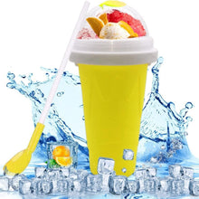Smoothies Maker Cup, Magic Quick Frozen Smoothies Cup Cooling Cup Double Layer Squeeze Cup Slushy Maker (1 Pc) - luckystorebuy.in