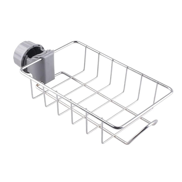 Soap, Sponge Holder, Stainless Steel Sink, Caddy Organizer (1 Pc) - luckystorebuy.in