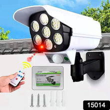 Solar Light Outdoor Motion Sensor Security Camera Shaped Dummy Wall Lamp (1 Pc) - luckystorebuy.in