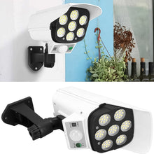 Solar Light Outdoor Motion Sensor Security Camera Shaped Dummy Wall Lamp (1 Pc) - luckystorebuy.in