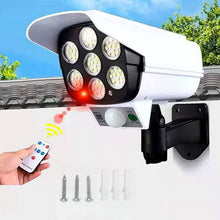 Solar Light Outdoor Motion Sensor Security Camera Shaped Dummy Wall Lamp (1 Pc) - luckystorebuy.in